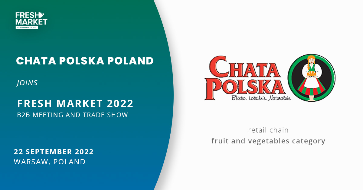 Become a supplier to the Chata Polska supermarket chain.